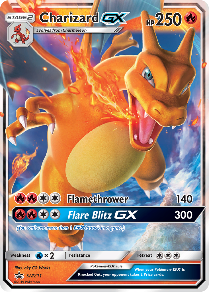 Charizard GX (SM211) [Sun & Moon: Black Star Promos] | Game Master's Emporium (The New GME)