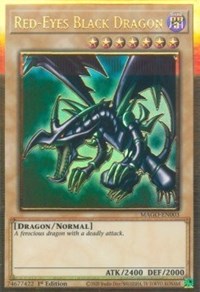 Red-Eyes Black Dragon [MAGO-EN003] Gold Rare | Game Master's Emporium (The New GME)