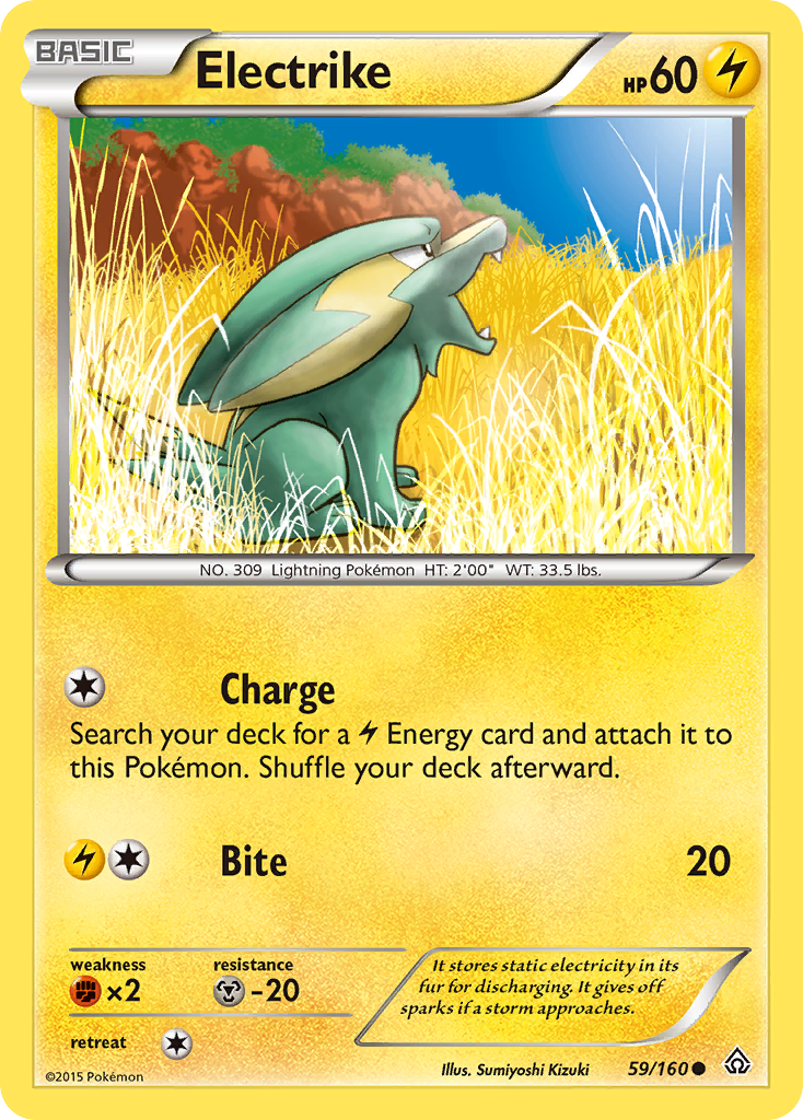 Electrike (59/160) [XY: Primal Clash] | Game Master's Emporium (The New GME)