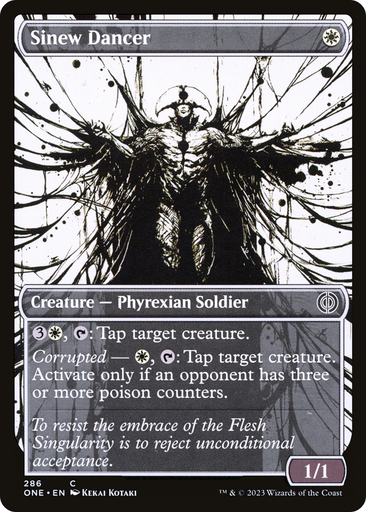 Sinew Dancer (Showcase Ichor) [Phyrexia: All Will Be One] | Game Master's Emporium (The New GME)