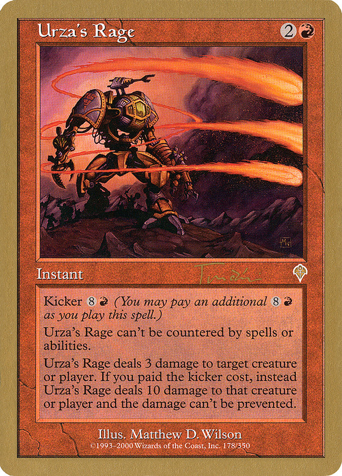 Urza's Rage (Jan Tomcani) [World Championship Decks 2001] | Game Master's Emporium (The New GME)