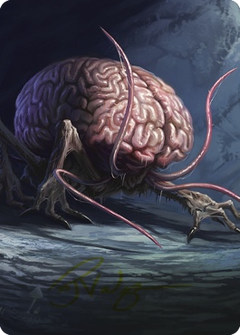 Intellect Devourer Art Card (Gold-Stamped Signature) [Commander Legends: Battle for Baldur's Gate Art Series] | Game Master's Emporium (The New GME)