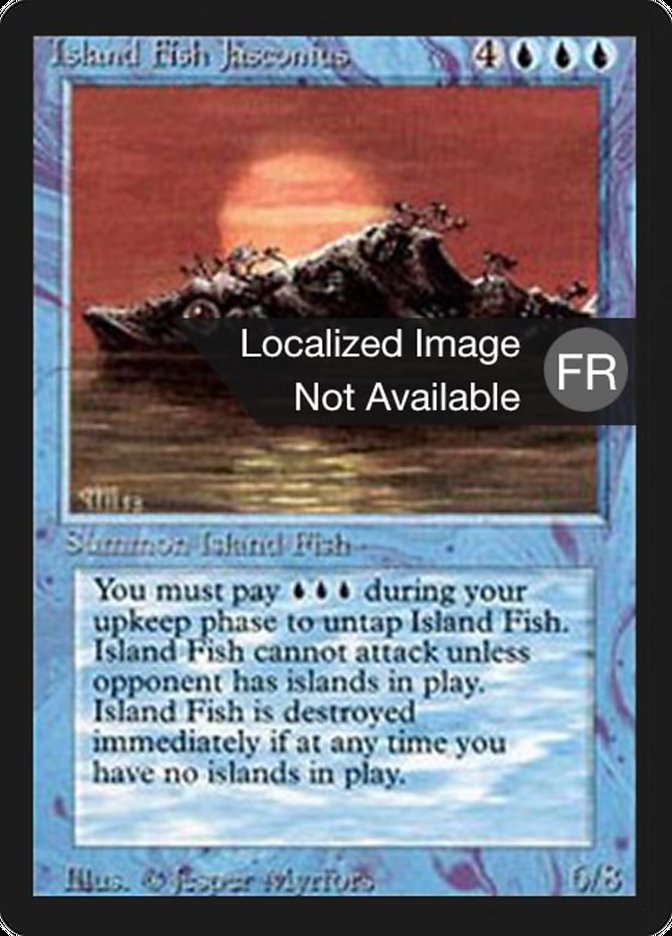 Island Fish Jasconius [Foreign Black Border] | Game Master's Emporium (The New GME)