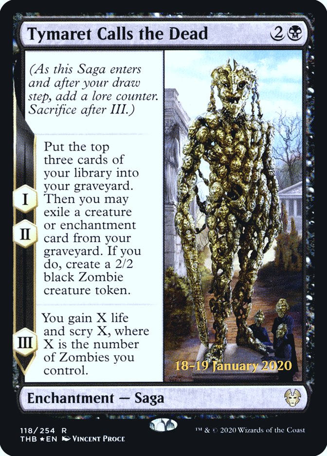 Tymaret Calls the Dead [Theros Beyond Death Prerelease Promos] | Game Master's Emporium (The New GME)
