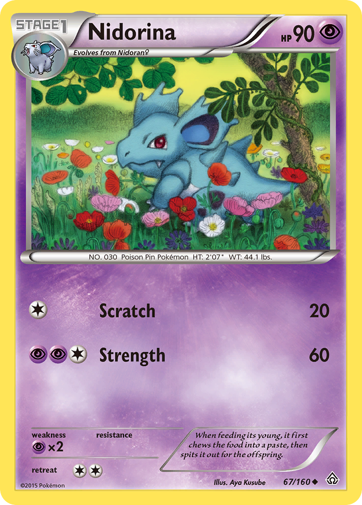 Nidorina (67/160) [XY: Primal Clash] | Game Master's Emporium (The New GME)