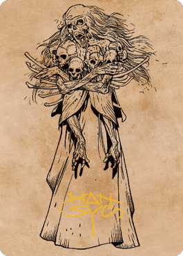 Myrkul, Lord of Bones Art Card (73) (Gold-Stamped Signature) [Commander Legends: Battle for Baldur's Gate Art Series] | Game Master's Emporium (The New GME)