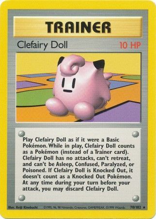 Clefairy Doll (70/102) [Base Set Unlimited] | Game Master's Emporium (The New GME)