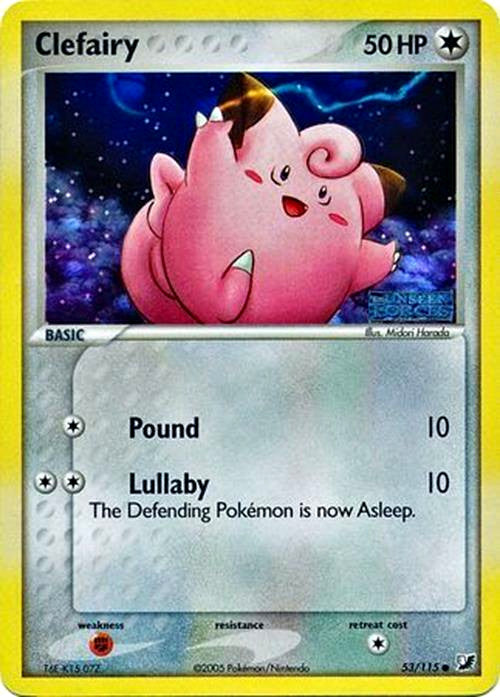 Clefairy (53/115) (Stamped) [EX: Unseen Forces] | Game Master's Emporium (The New GME)