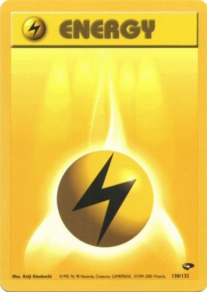 Lightning Energy (130/132) [Gym Challenge Unlimited] | Game Master's Emporium (The New GME)