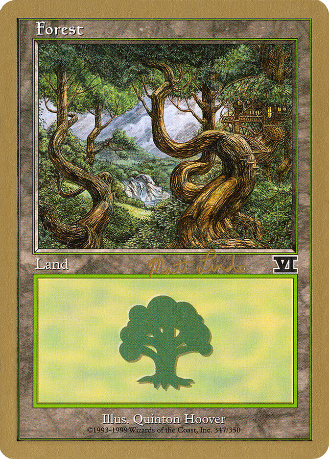 Forest (ml347b) (Matt Linde) [World Championship Decks 1999] | Game Master's Emporium (The New GME)