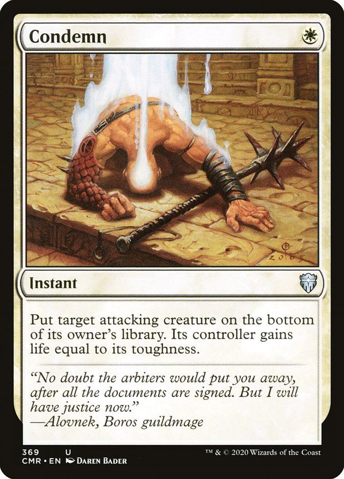 Condemn [Commander Legends] | Game Master's Emporium (The New GME)