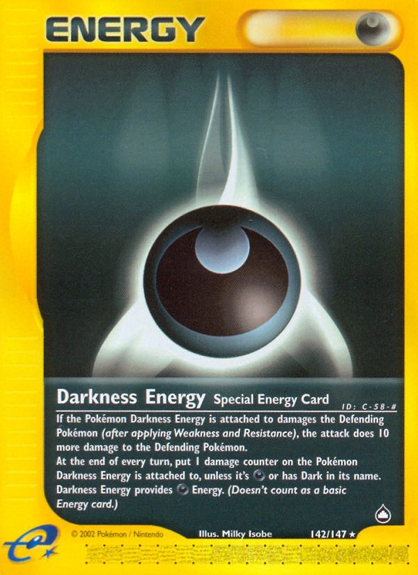 Darkness Energy (142/147) [Aquapolis] | Game Master's Emporium (The New GME)