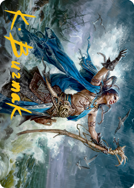 Lier, Disciple of the Drowned Art Card (Gold-Stamped Signature) [Innistrad: Midnight Hunt Art Series] | Game Master's Emporium (The New GME)