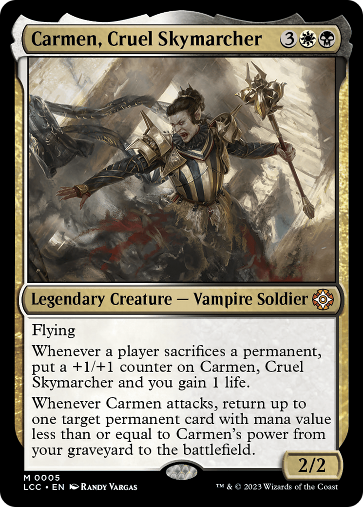 Carmen, Cruel Skymarcher [The Lost Caverns of Ixalan Commander] | Game Master's Emporium (The New GME)