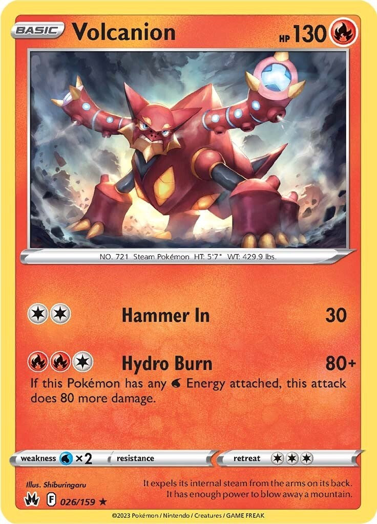 Volcanion (026/159) [Sword & Shield: Crown Zenith] | Game Master's Emporium (The New GME)