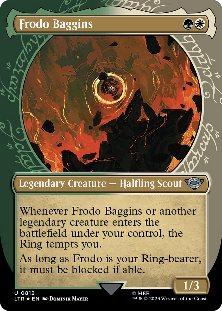 Frodo Baggins (Showcase) (Surge Foil) [The Lord of the Rings: Tales of Middle-Earth] | Game Master's Emporium (The New GME)