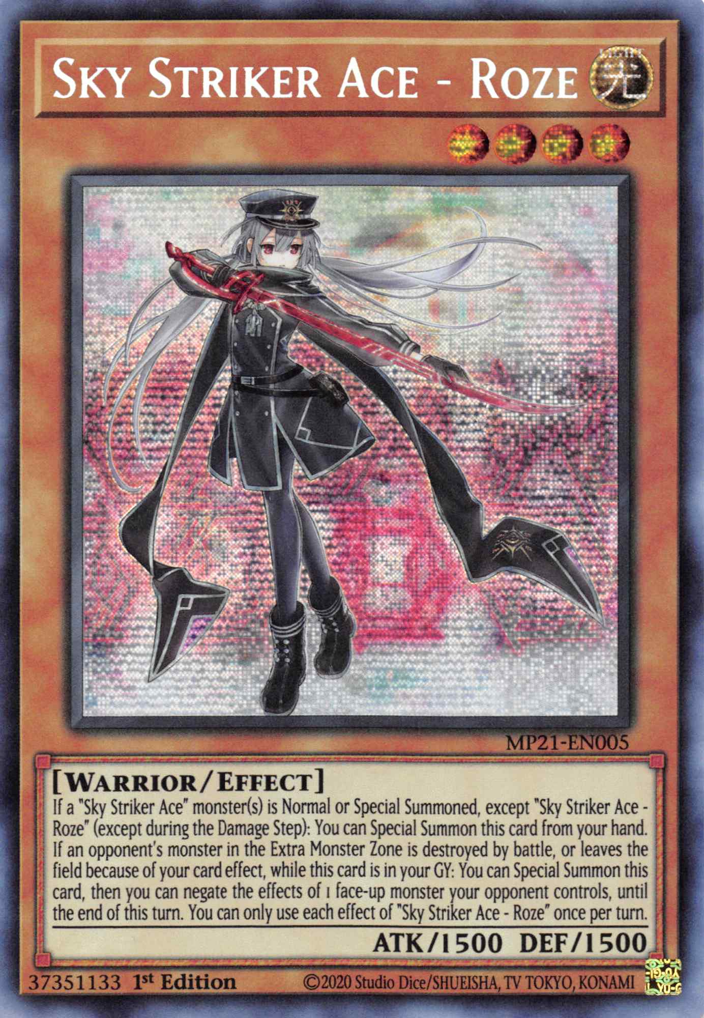 Sky Striker Ace - Roze [MP21-EN005] Prismatic Secret Rare | Game Master's Emporium (The New GME)