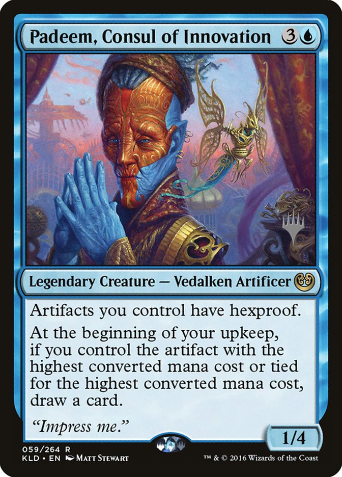 Padeem, Consul of Innovation (Promo Pack) [Kaladesh Promos] | Game Master's Emporium (The New GME)