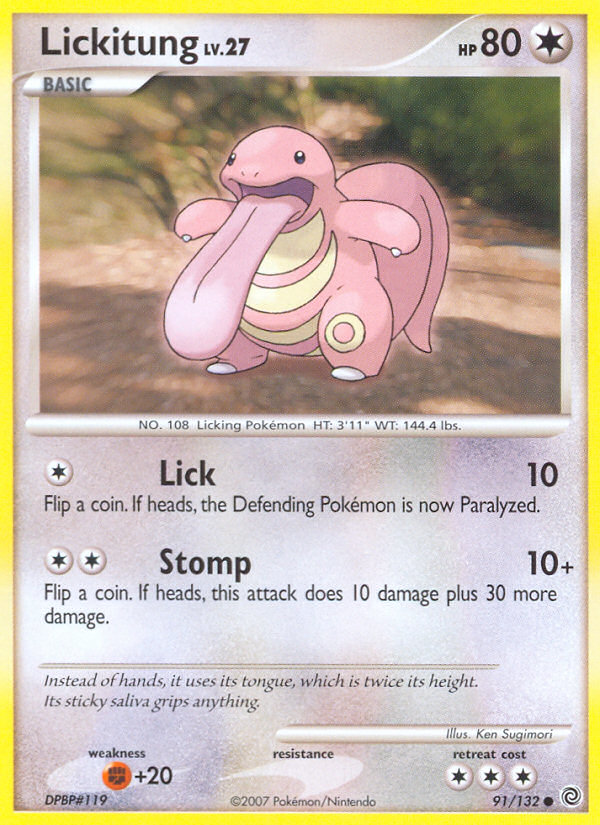 Lickitung (91/132) [Diamond & Pearl: Secret Wonders] | Game Master's Emporium (The New GME)