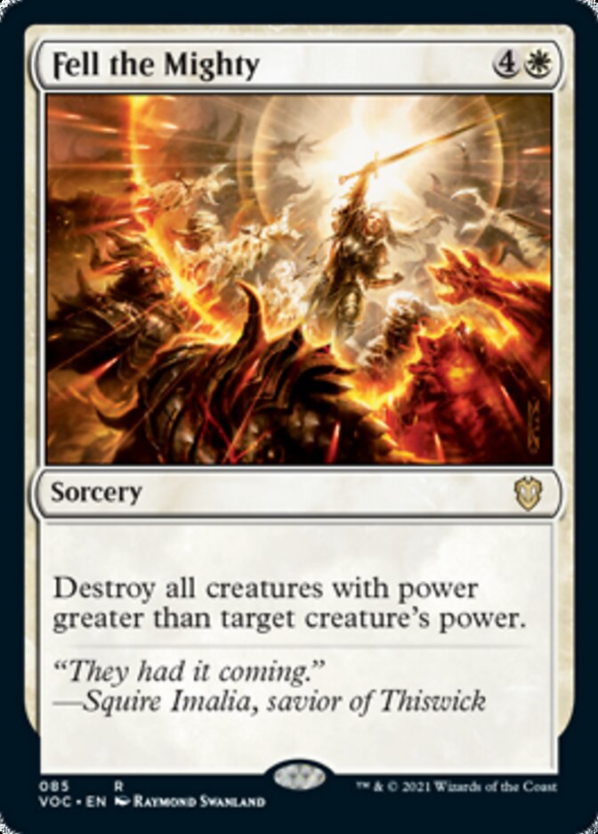 Fell the Mighty [Innistrad: Crimson Vow Commander] | Game Master's Emporium (The New GME)