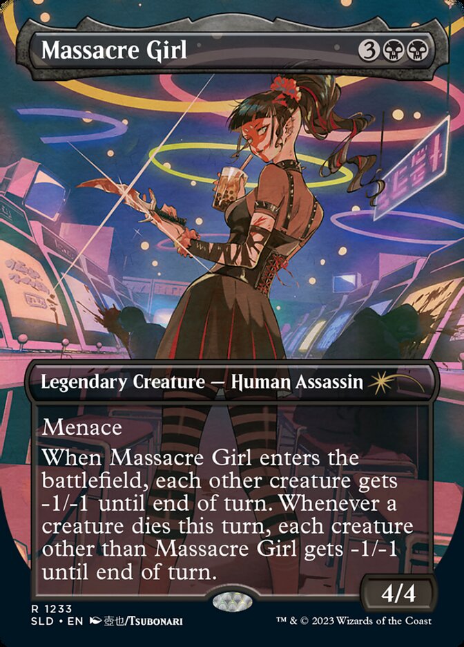 Massacre Girl (Borderless) [Secret Lair Drop Series] | Game Master's Emporium (The New GME)