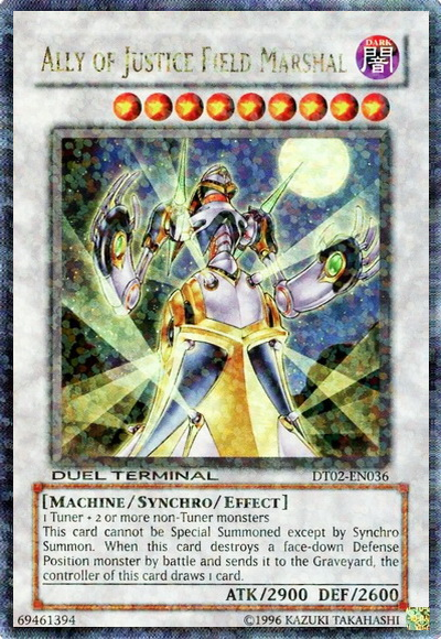 Ally of Justice Field Marshal [DT02-EN036] Ultra Rare | Game Master's Emporium (The New GME)