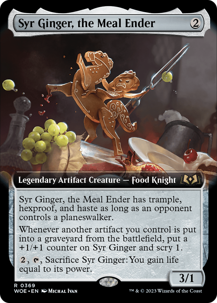 Syr Ginger, the Meal Ender (Extended Art) [Wilds of Eldraine] | Game Master's Emporium (The New GME)