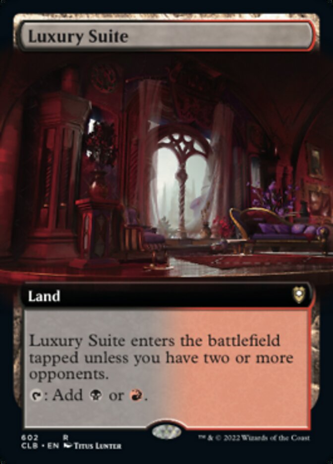 Luxury Suite (Extended Art) [Commander Legends: Battle for Baldur's Gate] | Game Master's Emporium (The New GME)