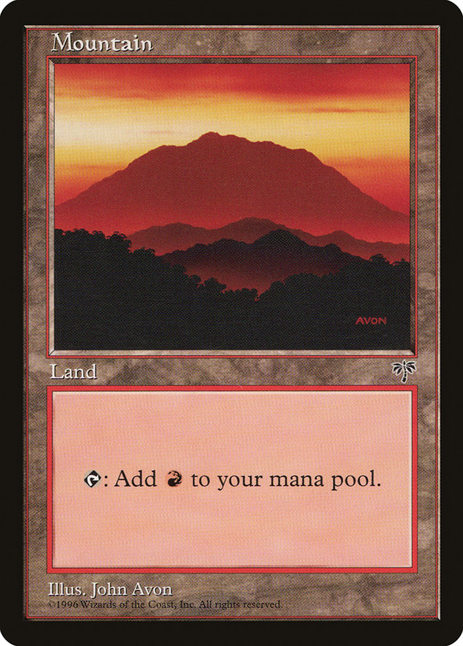 Mountain (Red Signature) [Mirage] | Game Master's Emporium (The New GME)