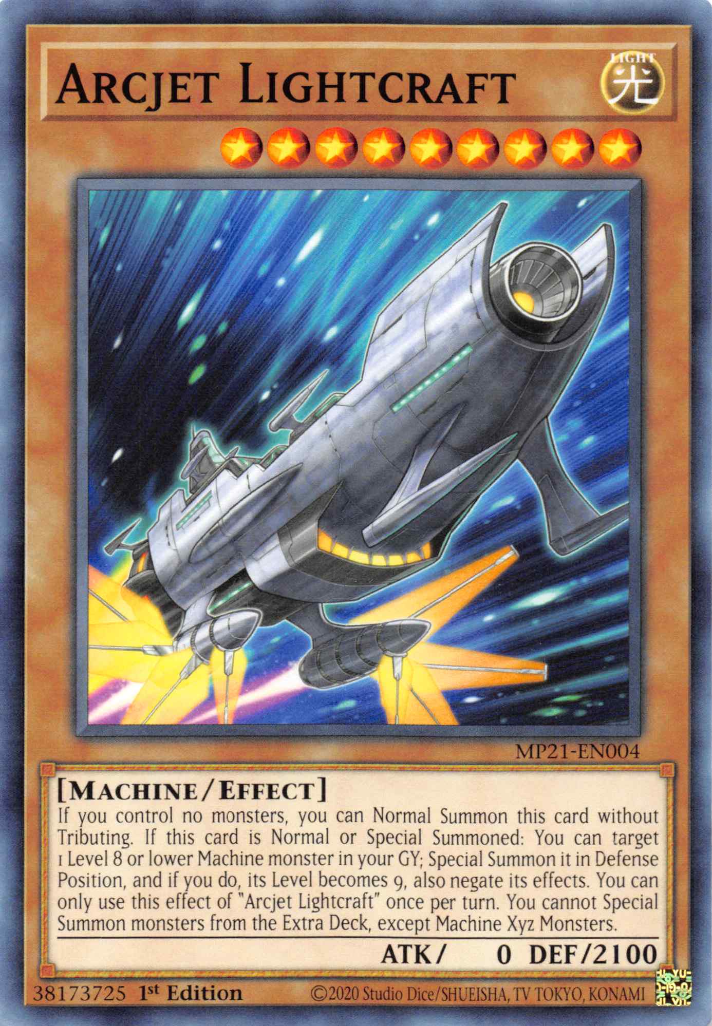 Arcjet Lightcraft [MP21-EN004] Common | Game Master's Emporium (The New GME)