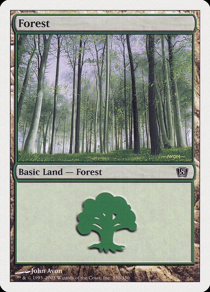 Forest (350) [Eighth Edition] | Game Master's Emporium (The New GME)