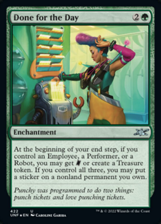 Done for the Day (Galaxy Foil) [Unfinity] | Game Master's Emporium (The New GME)