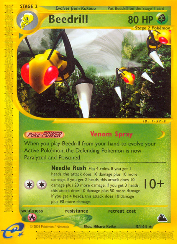 Beedrill (5/144) [Skyridge] | Game Master's Emporium (The New GME)