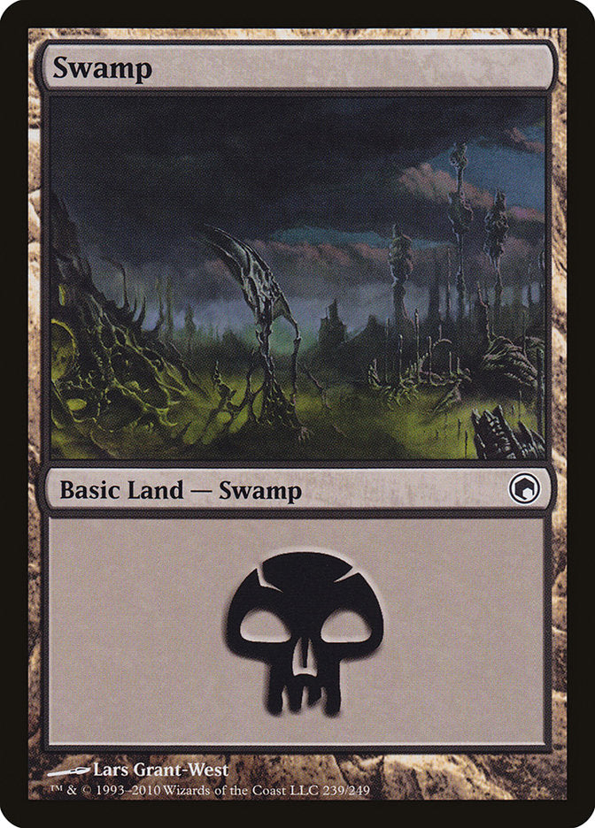 Swamp (239) [Scars of Mirrodin] | Game Master's Emporium (The New GME)