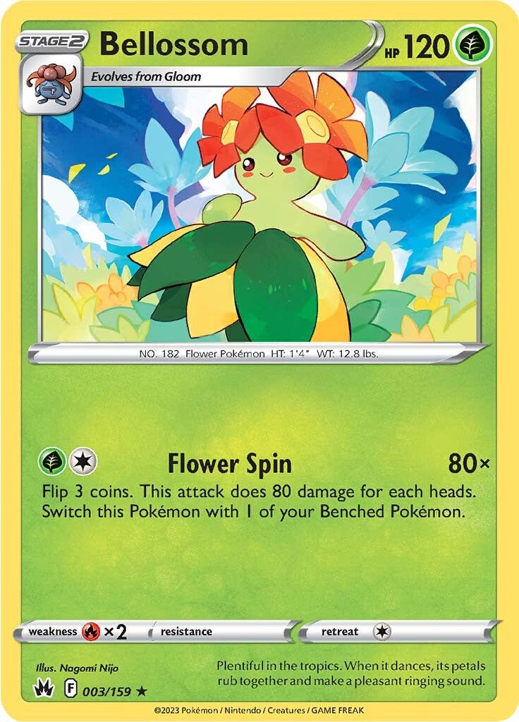 Bellossom (003/159) [Sword & Shield: Crown Zenith] | Game Master's Emporium (The New GME)