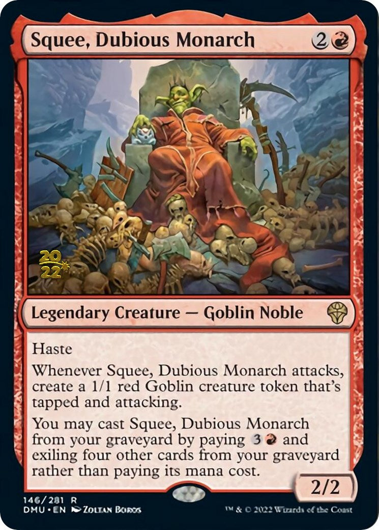 Squee, Dubious Monarch [Dominaria United Prerelease Promos] | Game Master's Emporium (The New GME)