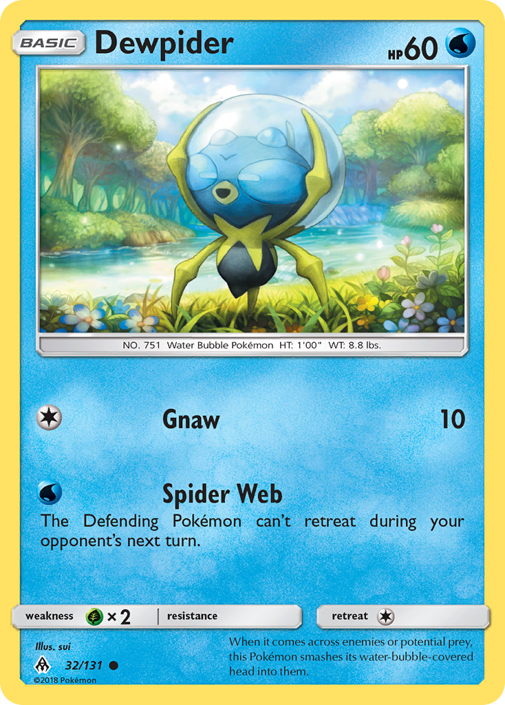 Dewpider (32/131) [Sun & Moon: Forbidden Light] | Game Master's Emporium (The New GME)