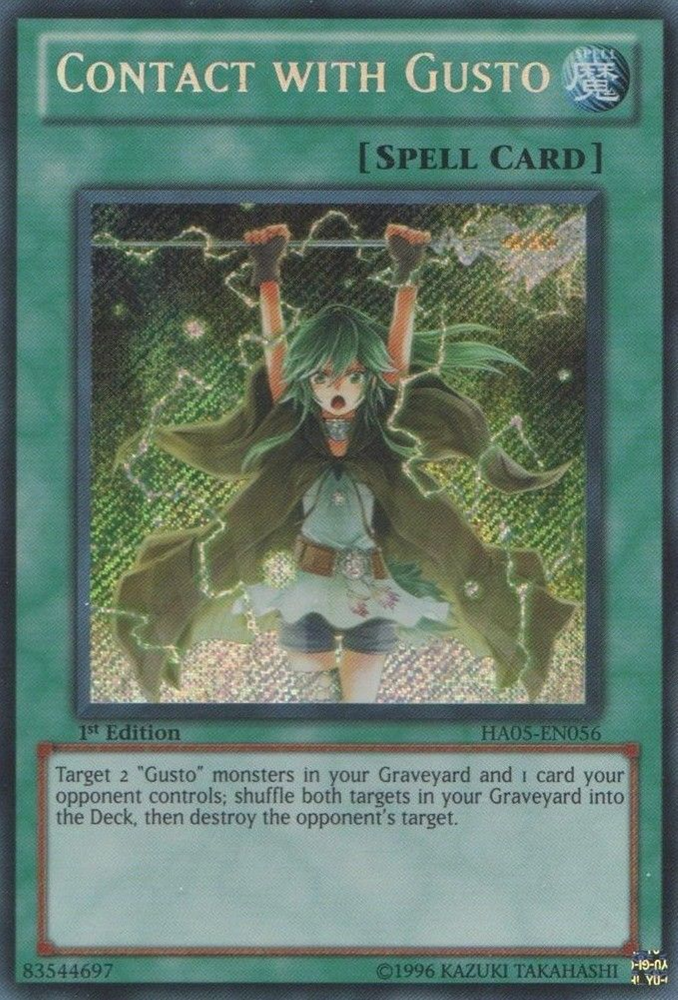 Contact with Gusto [HA05-EN056] Secret Rare | Game Master's Emporium (The New GME)