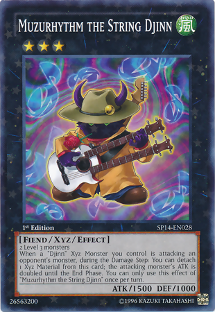 Muzurhythm the String Djinn [SP14-EN028] Starfoil Rare | Game Master's Emporium (The New GME)