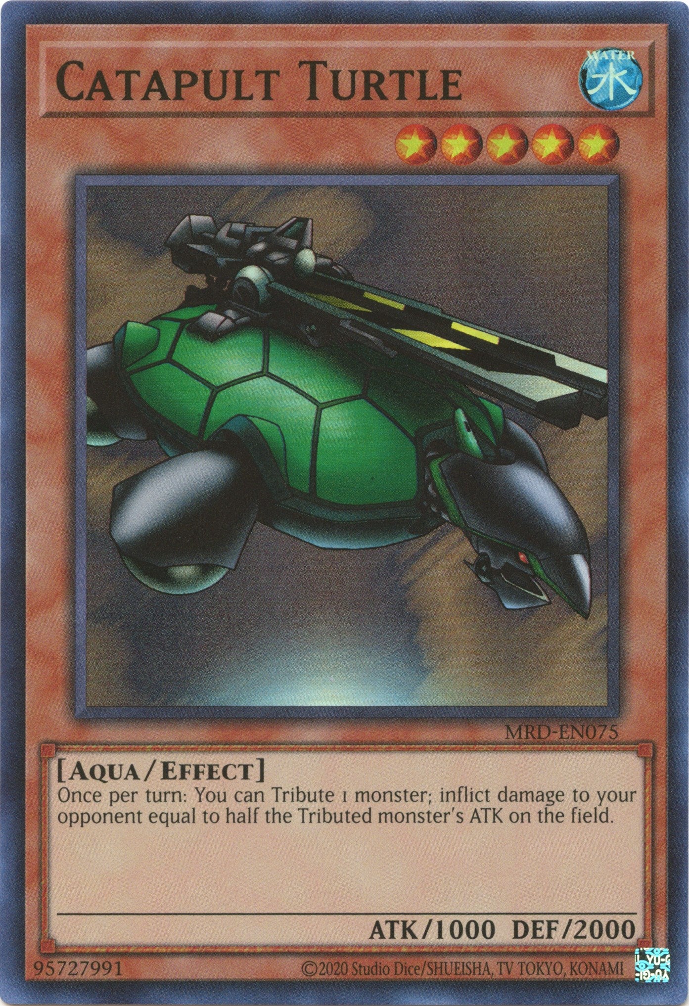 Catapult Turtle (25th Anniversary) [MRD-EN075] Super Rare | Game Master's Emporium (The New GME)