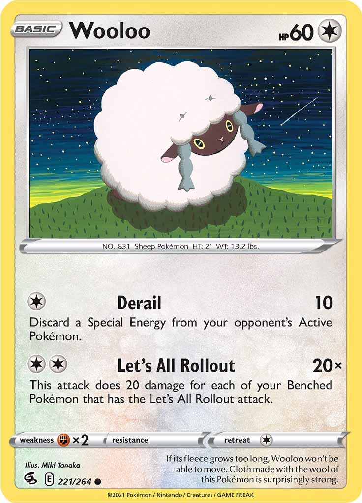 Wooloo (221/264) [Sword & Shield: Fusion Strike] | Game Master's Emporium (The New GME)