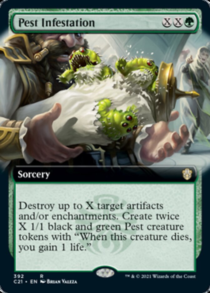 Pest Infestation (Extended Art) [Commander 2021] | Game Master's Emporium (The New GME)