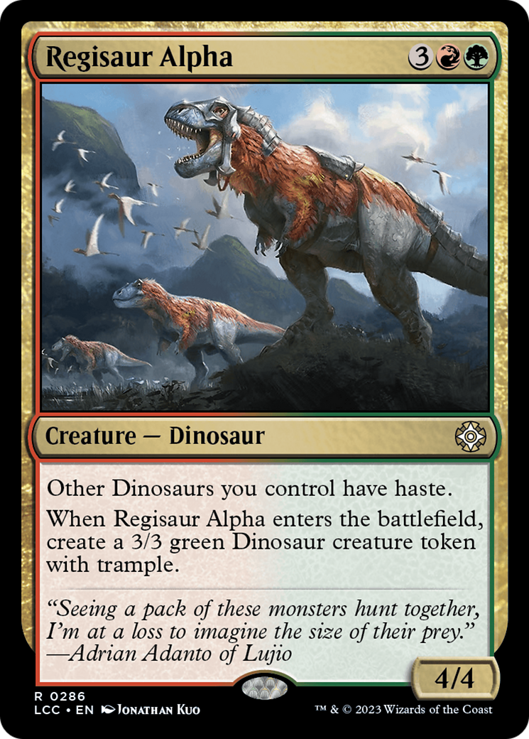 Regisaur Alpha [The Lost Caverns of Ixalan Commander] | Game Master's Emporium (The New GME)