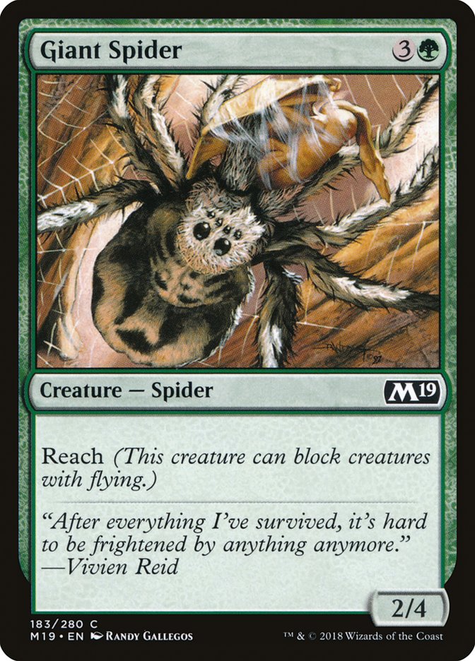 Giant Spider [Core Set 2019] | Game Master's Emporium (The New GME)