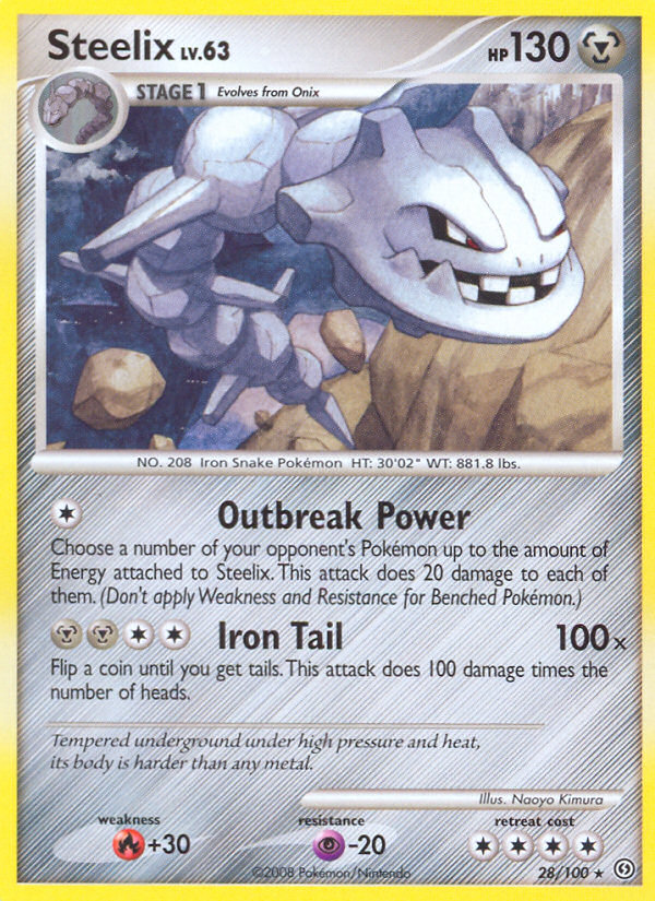 Steelix (28/100) [Diamond & Pearl: Stormfront] | Game Master's Emporium (The New GME)