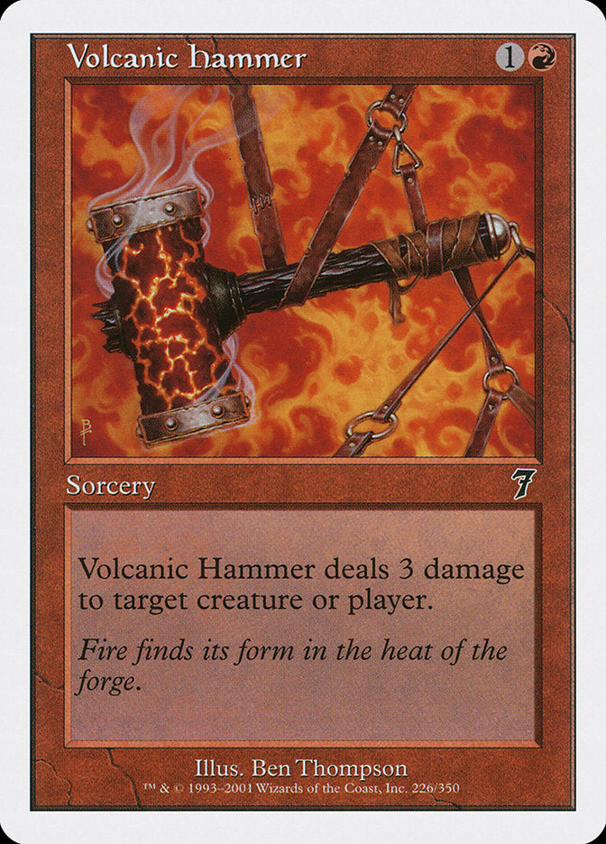 Volcanic Hammer [Seventh Edition] | Game Master's Emporium (The New GME)