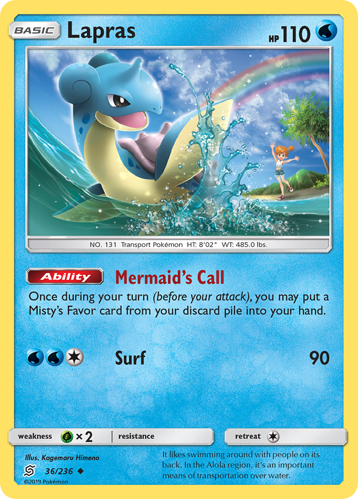 Lapras (36/236) [Sun & Moon: Unified Minds] | Game Master's Emporium (The New GME)