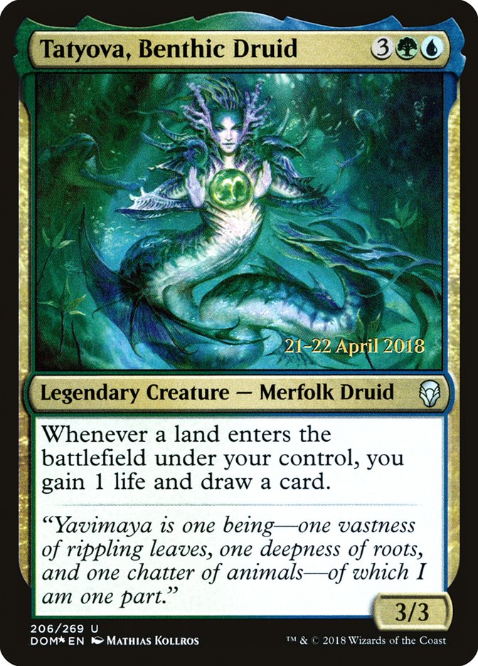 Tatyova, Benthic Druid [Dominaria Prerelease Promos] | Game Master's Emporium (The New GME)