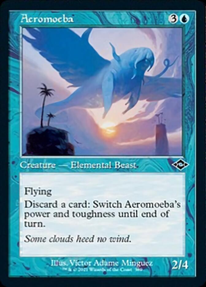 Aeromoeba (Retro Foil Etched) [Modern Horizons 2] | Game Master's Emporium (The New GME)