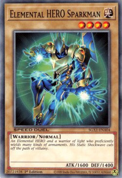 Elemental HERO Sparkman [SGX1-ENA04] Common | Game Master's Emporium (The New GME)